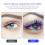 Waterproof Mascara Blue for Voluminous Lashes, LongLasting SmudgeProof Clump Formula 3