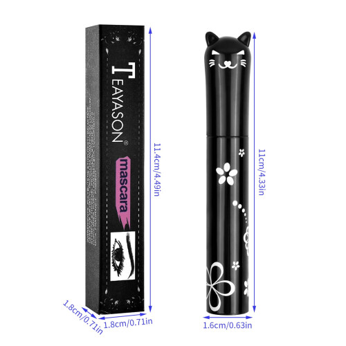 Waterproof Mascara Blue for Voluminous Lashes, LongLasting SmudgeProof Clump Formula 1