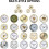 Clock Insert with Elegant Gold Trim and Roman Numerals for Kitchen and Office Replacement 2