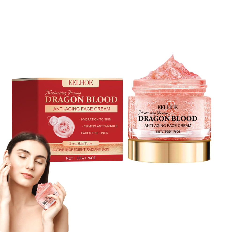 Cream Retinol Placenta Dragon Blood Face Anti Aging Moisturizer For Women Hydrating Brightening 1Pcs