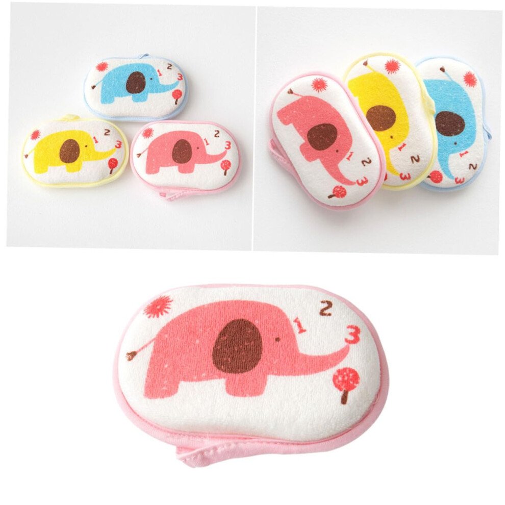 UltraSoft Baby Bath Sponge for Newborns, Gentle Skin Cleansing and Comfort Massage, Neutral Colors