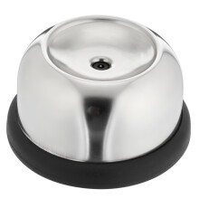 Stainless Steel Egg Piercer with NonSlip Base and Hidden Needle for Boiled or Raw Eggs