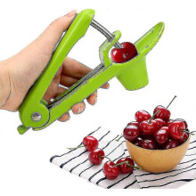 (Green) Cherry Fruit Kitchen Olive Core Remove Pit Tool Seed Gadget Stoner Corer Pitter Remover(green)