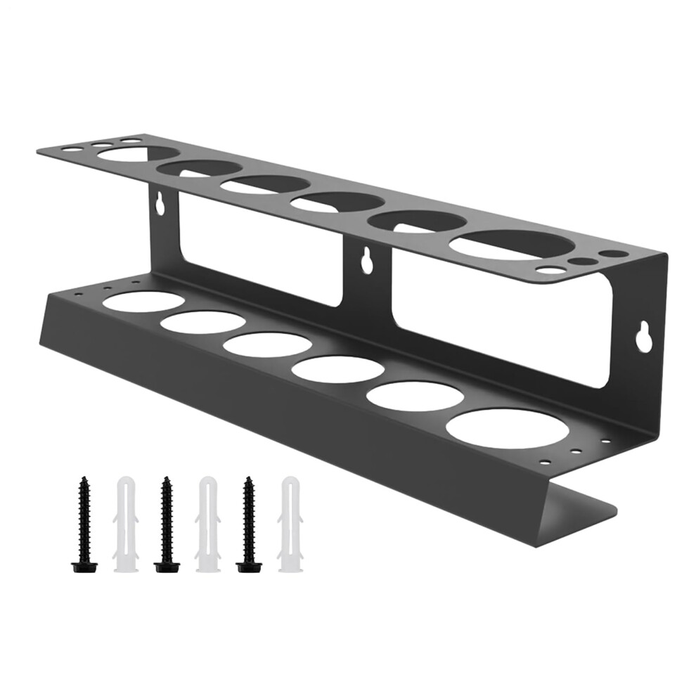Grease Tube Holder Wall Mount Rack For Spray Can Nozzles And Sealants Bottle Organizer For Garage Car Detailing 9164114349620