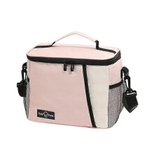 (Pink Lunch Bag) Insulated Lunch Bag Large Lunch Bags For Women Men Reusable Lunch Bag With Adjustable Shoulder Strap