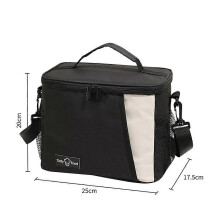 (Black lunch bag) Insulated Lunch Bag Large Lunch Bags For Women Men Reusable Lunch Bag With Adjustable Shoulder Strap