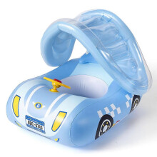 (Steering wheel-1) Baby Swim Ring with Sunshade,Inflatable Pool Toy, Infant Swim Seat Circle,Kids Swimming Ring