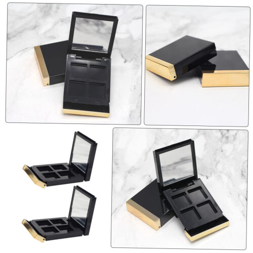 Empty Makeup Palette Set for Eyeshadow and Lipstick, Compact Travel Size DIY Cosmetic Container 2