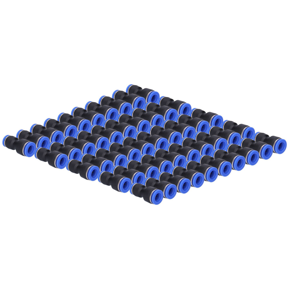 50Pcs Pneumatic Reducing Connectors - Straight Push-In Fittings, Stainless Steel, 10Mm/8Mm 5031382432795