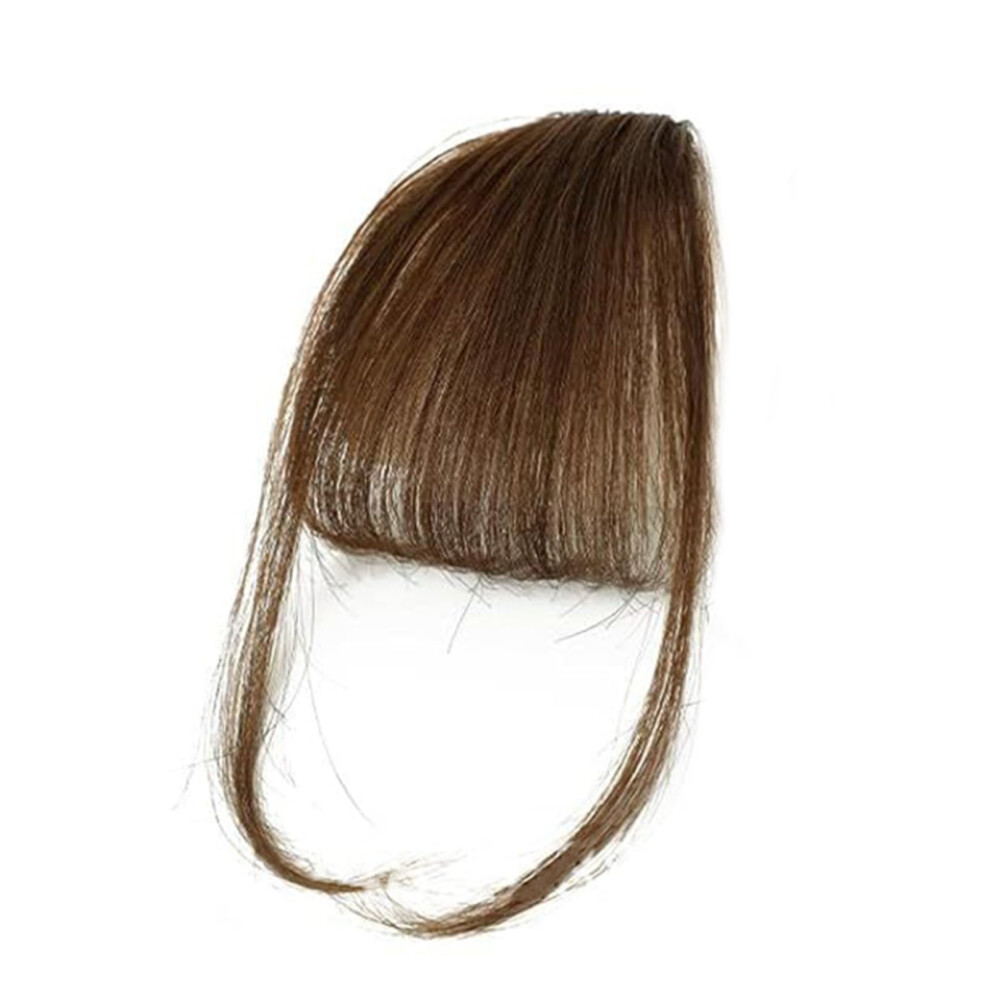 Clip in Bangs Human Hair Wispy Fringe Hairpiece for Women Natural Style Multiple Colors
