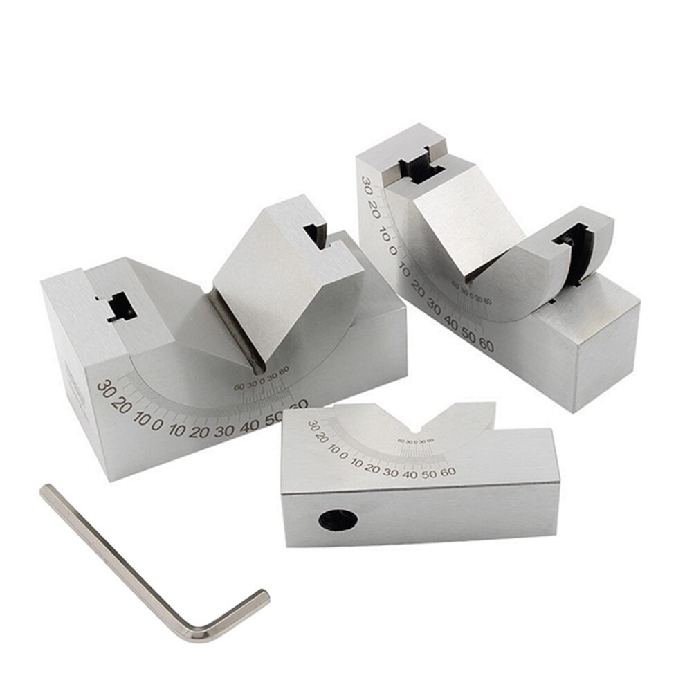 Adjustable Micro Angle Gauge, Sine Gauge Block 060 Degrees, With Wrench, For Grinders And Milling Machines 9365369539396