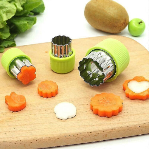 12pcs Vegetable Cookie Cutters Stainless Steel Vegetable Fruit Cutters 2