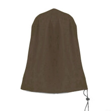 Outdoor Fountain Cover Waterproof Dust Protection for Garden Features Large Coffee D36 x H42