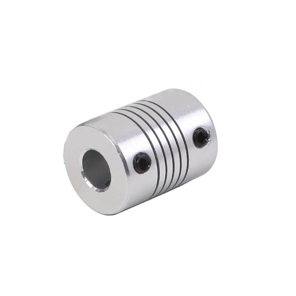 Cnc Flexible Shaft Coupling 5X6mm Aluminum D19l25 Zero Backlash Stepper Motor Connector 9164114350596