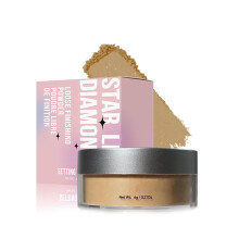 Loose Setting Powder for Oily Skin Waterproof Matte Oil Control Face Powder with Subtle Shimmer