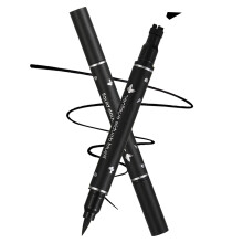 Winged Eyeliner Stamp 2PCS Waterproof Double Ended Liquid Pen with LongLasting Matte Finish