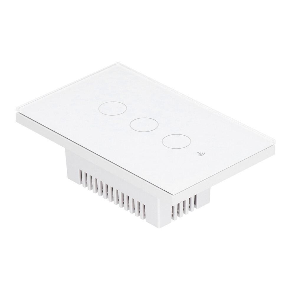 Intelligent 3 Gang Zigbee Light Switch Remote 100-240V White 4281382433549
