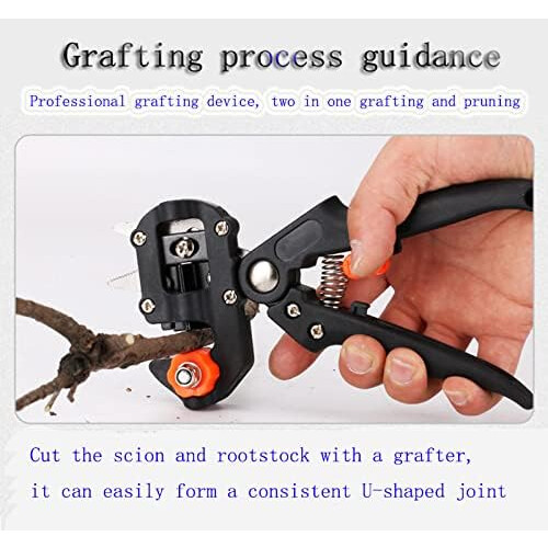 Professional Grafting Tool for Fruit Trees with Pruning Shears, Fast Cut,  Survival Rate 1