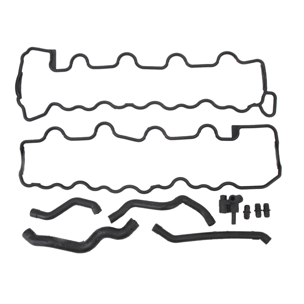 Valve Cover Gasket Set Of 2, Engine Valve Cover Gasket Set Compatible With Mercedes-Benz Ml320 E320 Clk320 C280 Slk320 C240 C320 C32 Amg Ml350 S350 9483153195938