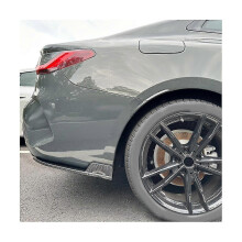 For 4 Series G22 G23 2020+ Rear Bumper Lip Angle Diffuser Splitter Spoiler Protector Carbon Fiber