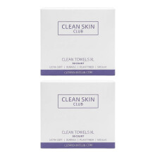 (100 count) Clean Towels XL Disposable Face Towel Easy To Use Makeup Remover Dry Wipe Safe For Sensitive Skin Daily Use