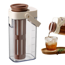 1000ml Cold Brew Coffee Maker with Fine Mesh Filter, Glass Pitcher for Iced Coffee and Tea