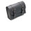 Motorcycle Tail Bag For Chopper, Bobber, Cruiser, PU Leather Front Fork Tail Saddle Bag, Black 1