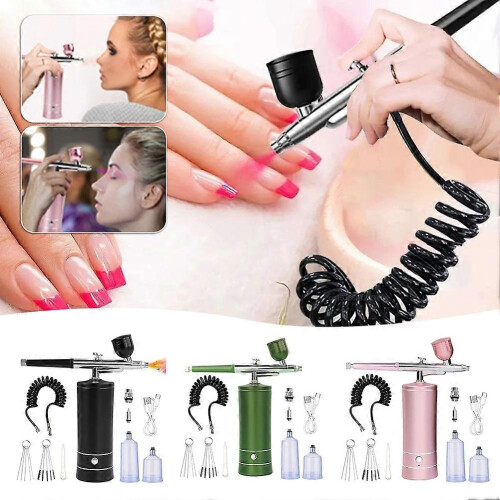 Airbrush Kit Multifunctional Cordless Airbrush Machine Kit Professional Studio Finishes 1