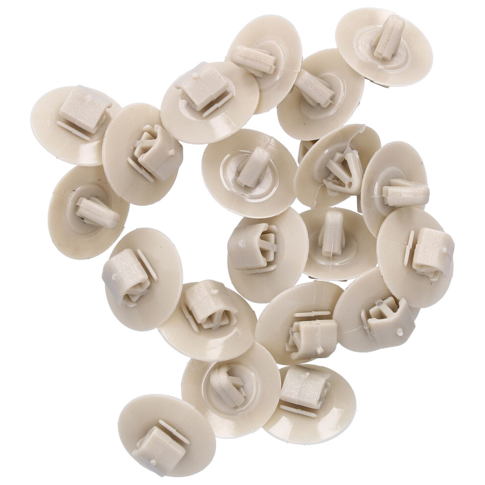 20Pcs Side Door Moulding Trim Clips For Vivaro 2001-2014 Grey 9401382434116
