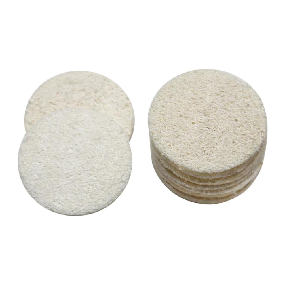 Loofah Facial Cleansing Pads 12pcs Natural Loofah Sponge for Gentle Skin Exfoliation and Makeup Removal