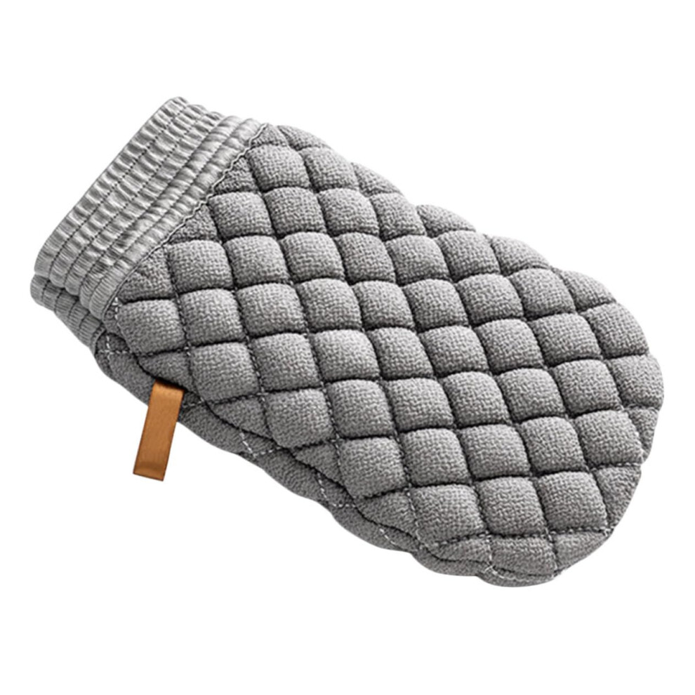 Gray Back Scrubber For Shower Dualsided Exfoliating Bath Towel Gentle Back Reach For Men