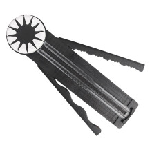 (Black) Innovative 12 in 1 Paper Cutter Lightweight Compact Mini Paper Cutter for Student Decorative Paper Cutting Tool