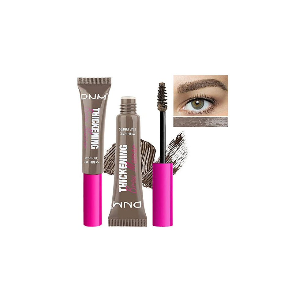 Brown 2Pcs Waterproof Eyebrow Gel And Vegan Tinted Brow Mascara With Longlasting Hold 05 Cool Ash