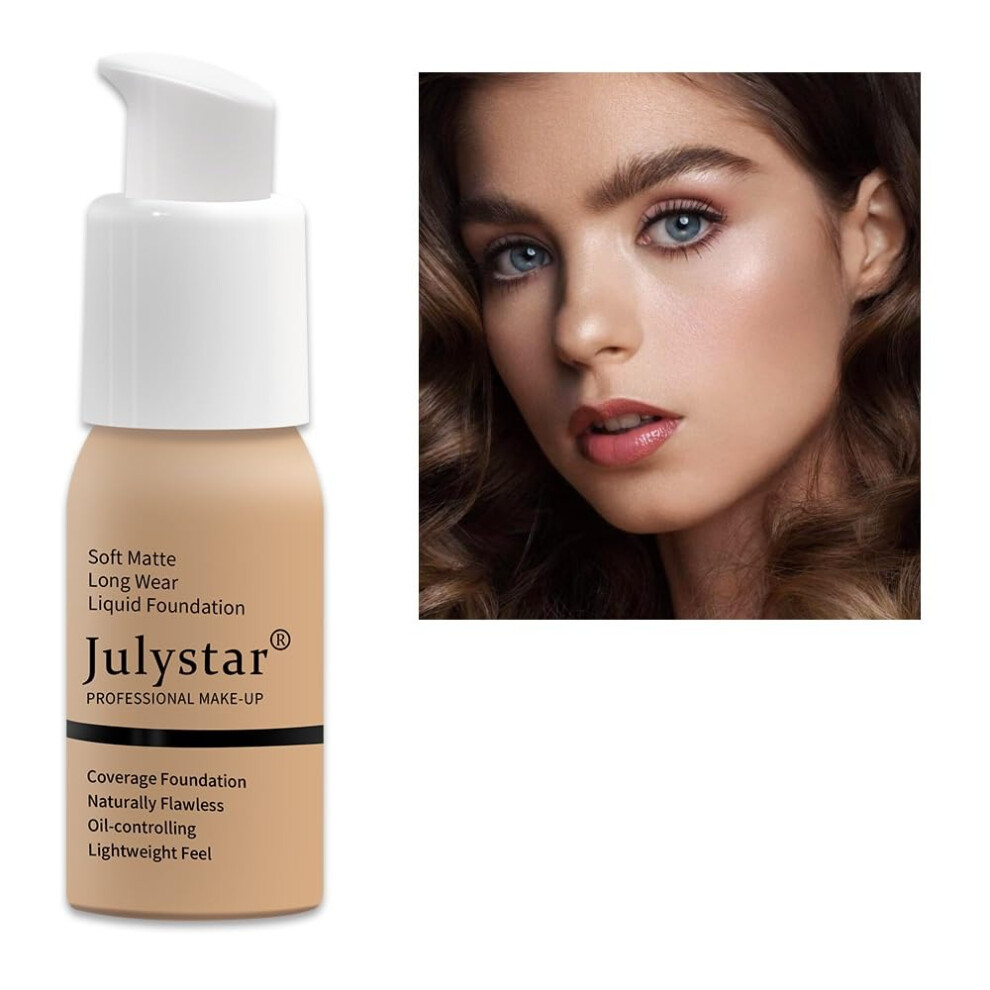 Foundation Makeup and Concealer with Long Lasting Hydrating Coverage and Natural Radiant Finish