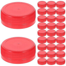 (Red) 100pcs Plastic Bottle Caps for Diy Crafts Development of Childrens Intelligence Reusable Bottle Lids -Yx