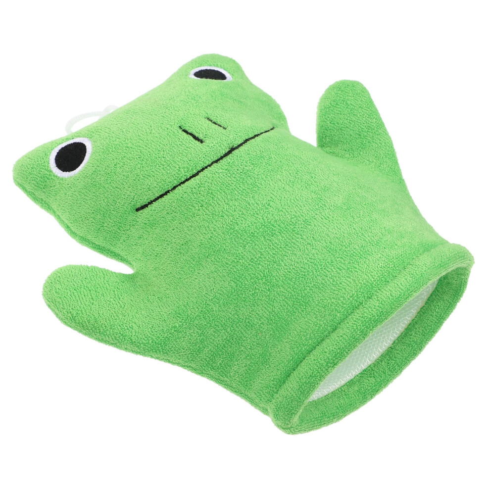 Exfoliating Bath Glove DualSided Body Scrubber Mitt for Gentle Cleansing and Reusable Shower Use