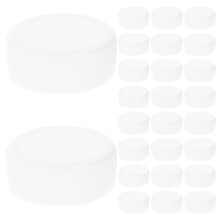 (White) 100pcs Plastic Bottle Caps for Diy Crafts Development of Childrens Intelligence Reusable Bottle Lids -Yx