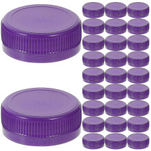 (Purple) 100pcs Plastic Bottle Caps for Diy Crafts Development of Childrens Intelligence Reusable Bottle Lids -Yx