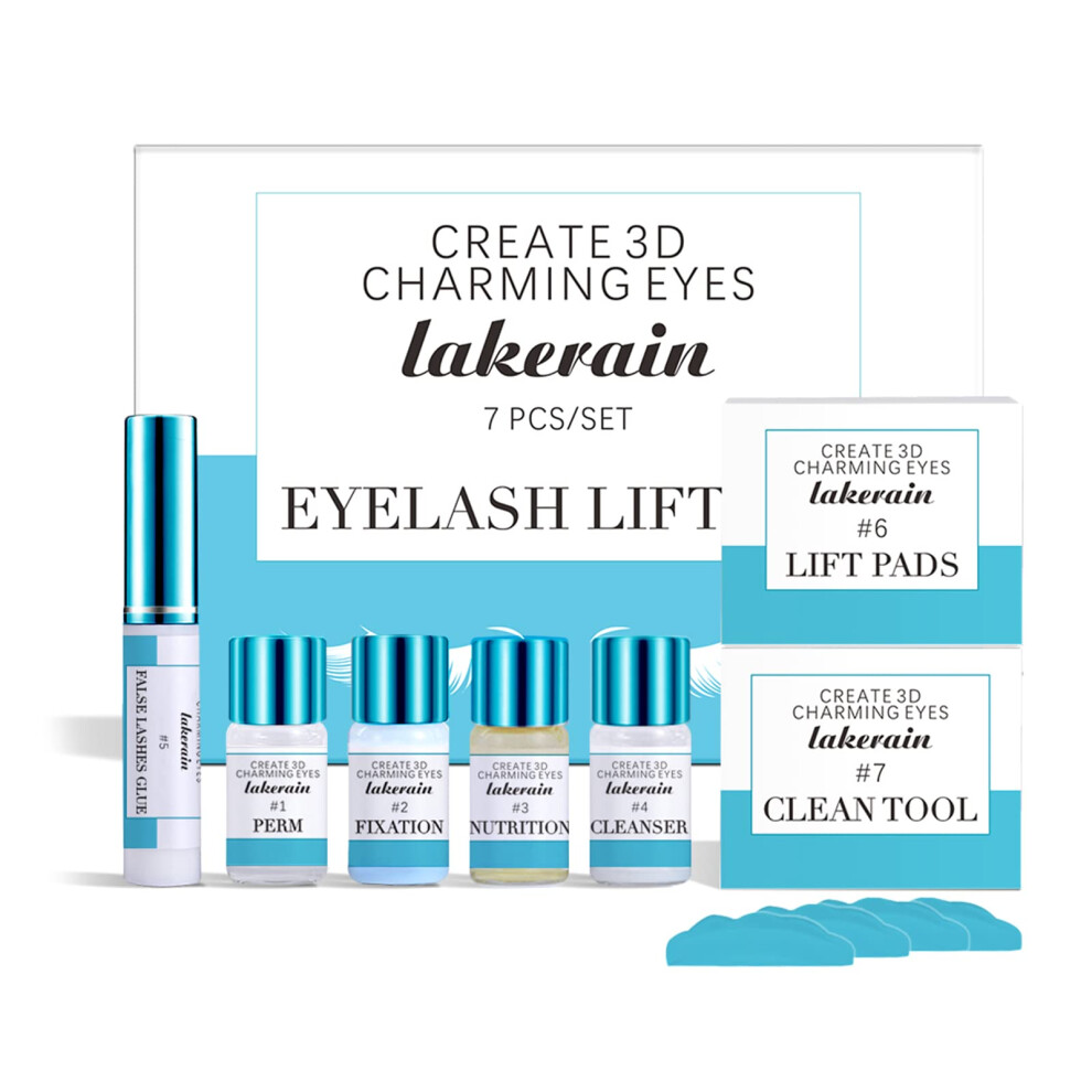 Eyelash Lift Kit LongLasting Curl with Multiple Pad Sizes and Gentle Formula for Salon or Home
