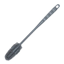 Baby Bottle Brush Long Handle Silicone Cleaner with Hangable Design for Narrow Crevices