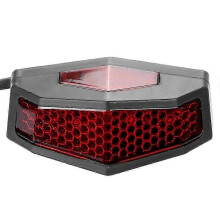 5 In 1 Motorcycle Led Turn Signals Stop Rear Tail Brake Light License Plate Universal Red
