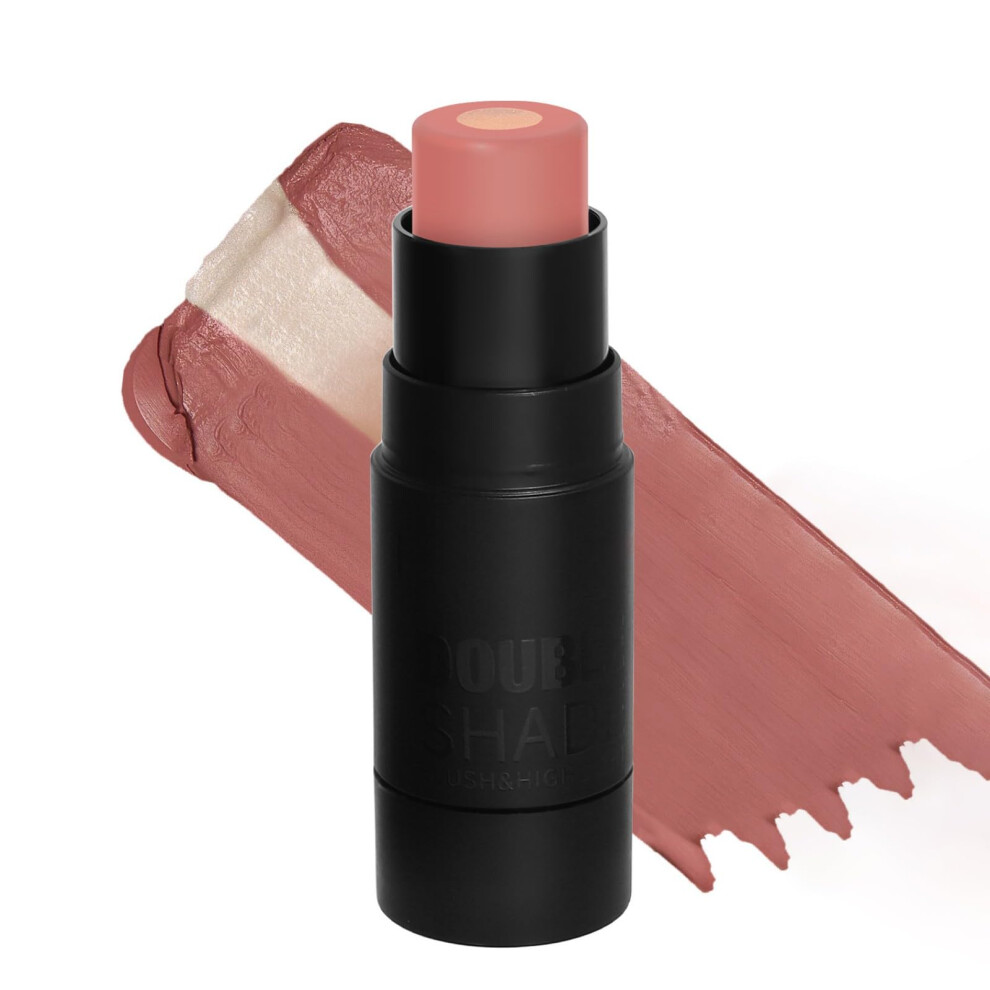 Cream Blush Stick Longlasting Waterproof Multiuse For Cheeks Lips Eyes Natural Glow 03