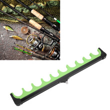 10-fach EVA-Kunststoff-Angelrutenhalter, Schraubendurchmesser 9,2 mm