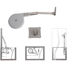 Gas Spring Hydraulic Lift Support 60N200N Cold Rolled Steel for Cabinets Tatami Beds Adjustable