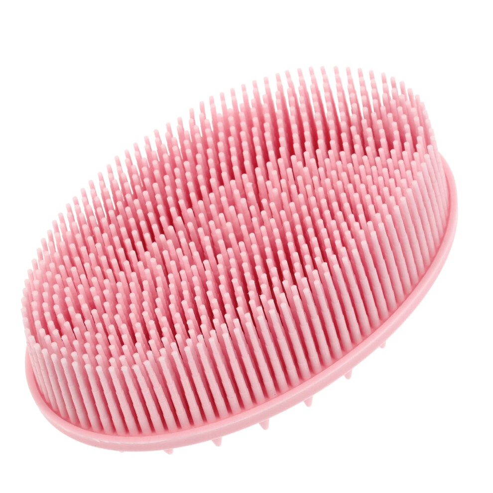 Silicone Bath Brush with Soft SkinFriendly Bristles, Ergonomic Grip, Gentle Shower Scalp Massager