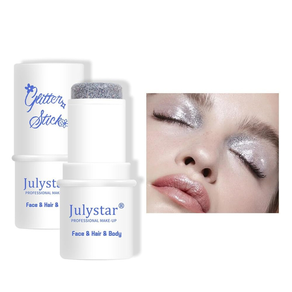 8 Color Face Glitter Stick with LongLasting Sparkle for Eye Shadow and Body Shimmer Stage Makeup