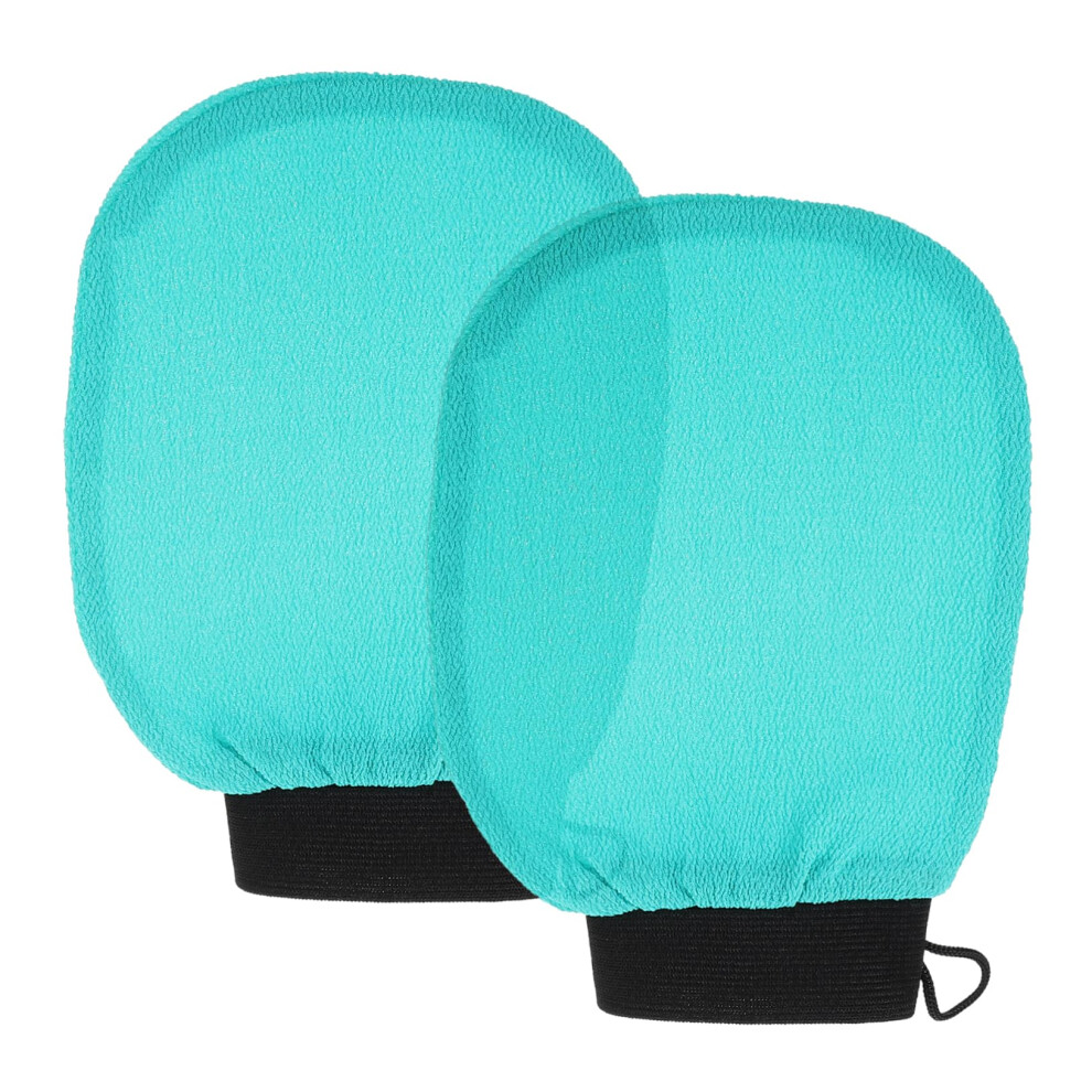 Exfoliating Gloves 2pcs for Deep Skin Cleansing and Gentle Exfoliation Body Shower Mitts Spa Experience