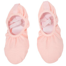 Pink Ballet Shoes for Girls with NonSlip Sole and Breathable Fabric for Dance and Yoga