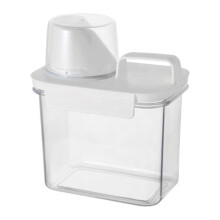 Detergent Dispenser Fragrance Booster Container, CarryHandle Laundry Dispenser With Measuring Cup