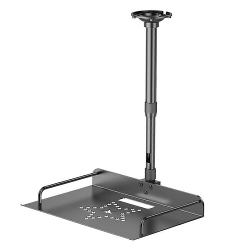 Universal Projector Ceiling Wall Mount Bracket with Tray Adjustable for Cameras Projectors Video Conferencing 60-120cm